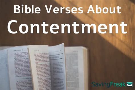 Bible Verses about Contentment [What Does it Say?]