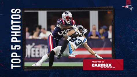 Top 5 photos from Patriots vs. Panthers presented by CarMax