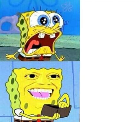 Spongebob Money Meme Template