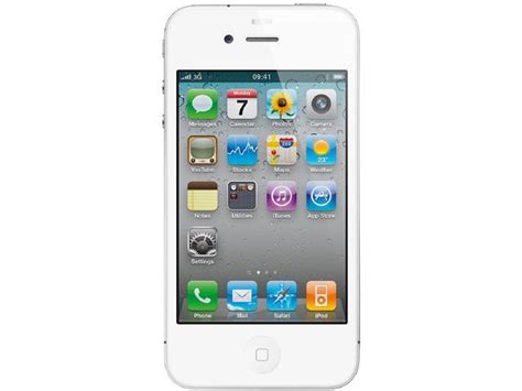 Apple iPhone 4 8GB ME799LL/A 8GB Unlocked GSM Cell Phone 3.5" White ...