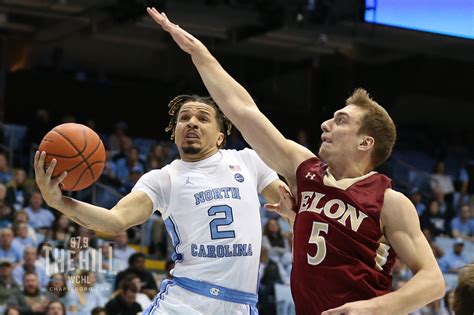 No. 5 UNC Men's Basketball Overcomes Another Slow Start to Defeat Elon ...