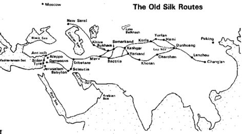 Old Silk Routes | Silk road map, Silk route, Elementary learning