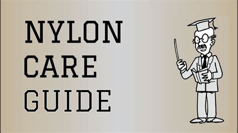 Fabric Care Guide : Nylon | How to care for Nylon Clothing - YouTube