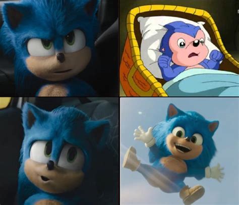 A Movie Sonic meme : r/SonicTheHedgehog