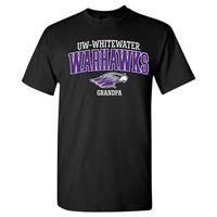 Grandpa: T-Shirt UW-Whitewater Warhawk over Mascot and Grandpa | University Bookstore