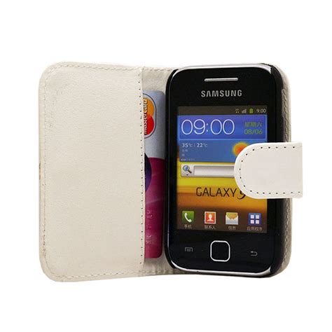 Fit Samsung Galaxy Y S5360 PU Leather Mobile Phone Wallet Book Flip ...