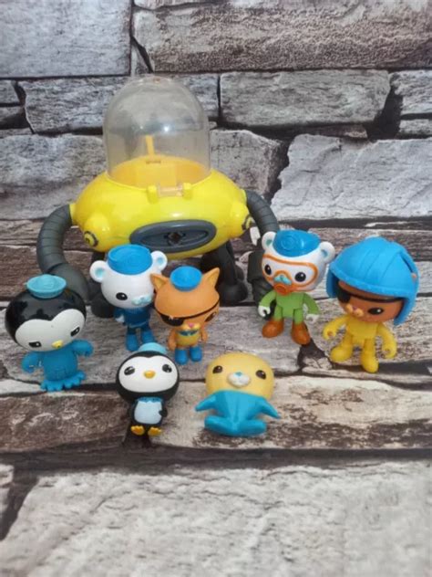 OCTONAUTS GUP D Drill and Claw Vehicle Figure Bundle Kwazi Peso Barnacles £15.99 - PicClick UK