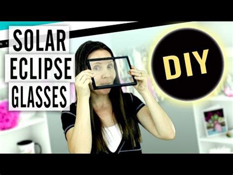 How to Make Your Own Free Solar Eclipse Glasses - Easy DIY - YouTube