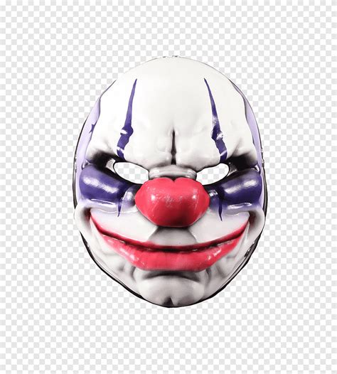 Payday 2 Payday: The Heist Mask Overkill Software Video game, mask clown, game, video Game png ...