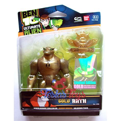 Ben 10 Ultimate Alien Special Edition Action Figure - Rath (Gold) - Tesla's Toys