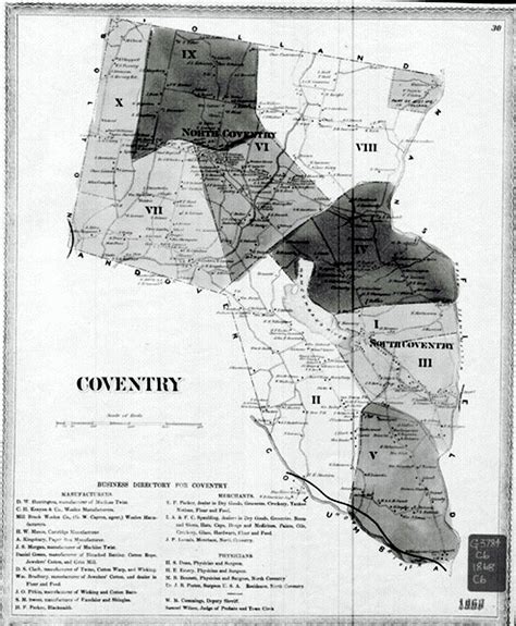 Coventry, CT Maps