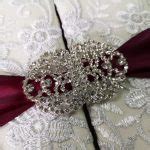 Floral Lace Wedding Invitation & Diamante Clasp - Luxury Wedding ...