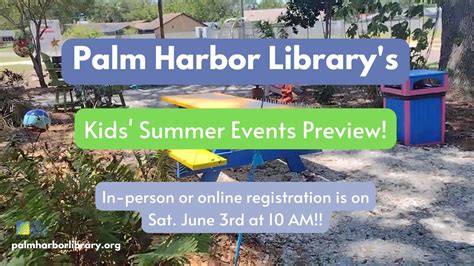 Palm Harbor Library: Kids' Summer Events Preview! - YouTube