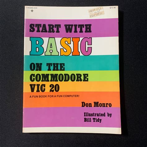 COMMODORE VIC 20 Don Monro 'Start with BASIC' (1982) retro programming ...