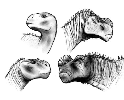 Iguanodon portraits from Disney's Dinosaur by Sallylla on DeviantArt