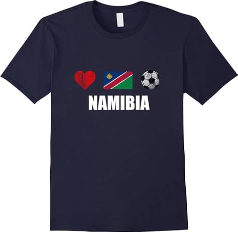 Men's Namibia Football Shirt - Namibia Soccer Jersey Medium Navy ...