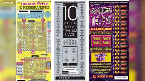 California Lottery winners: Man wins $10 million from lottery scratcher ...