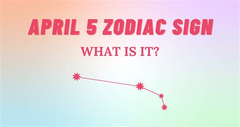 April 5 Zodiac Sign Explained | So Syncd