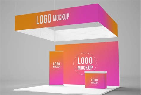 15+ Exhibition Booth Mockup PSD FREE - Graphic Cloud