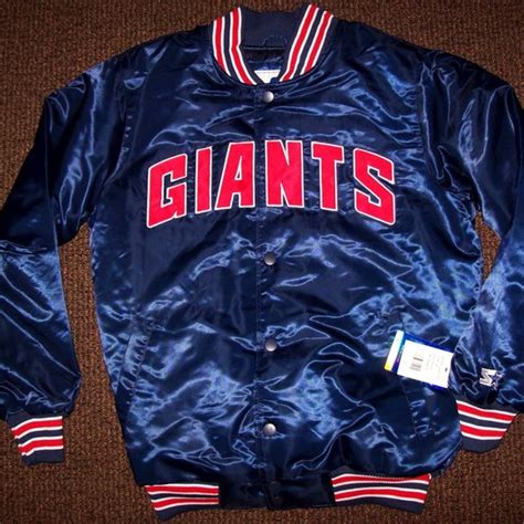 STARTER Fall 2018 Jackets & Coats | New York Giants Starter Snap Down Throwback Jacket | Poshmark