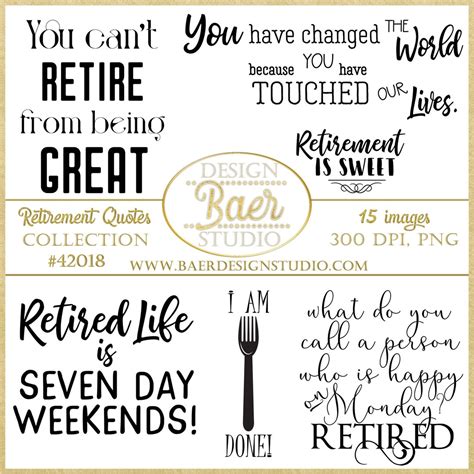 Retirement Quotes, Retirement Word Art, Digital Quotes, Inspirational ...