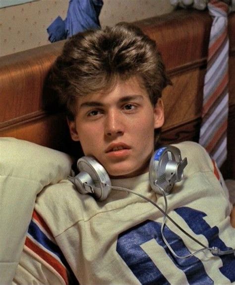 Johnny Depp in his first movie 'A Nightmare On Elm Street' 1984 | Young johnny depp, Johnny depp ...