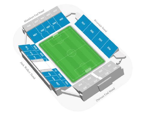 Ewood Park Seating Plan | Blackburn Rovers Seating Chart | SeatPick