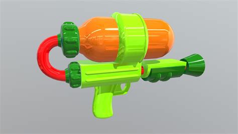 Splattershot Splatoon Gun - 3D model by Alex M. (@strombringer744) [84699b5] - Sketchfab