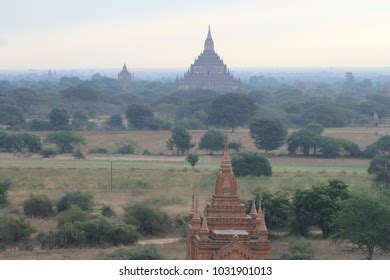 Temples Bagan Unesco Heritage Site Morning Stock Photo 1031901013 ...