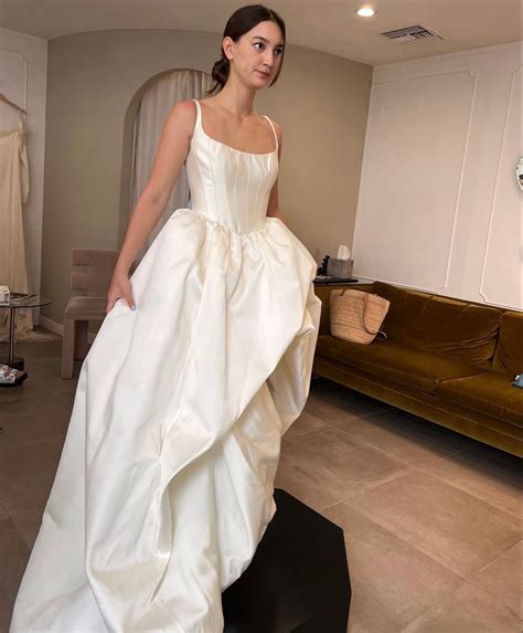 Emily Mariko wedding dress shopping in 2023 | Drop waist wedding dress ...