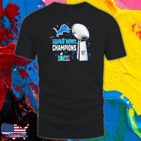 Detroit Lions Super Bowl Lvii 2023 Champions shirt - Hectee