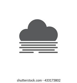 Fog Icon Vector Solid Logo Pictogram: Vector có sẵn (miễn phí bản quyền) 433173802 | Shutterstock