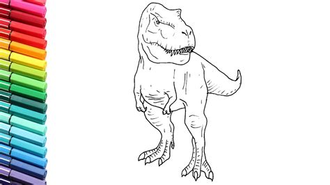 T Rex Jurassic Park Drawing