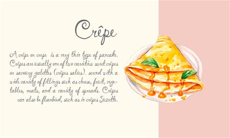 Set of watercolor illustrations of French desserts :: Behance