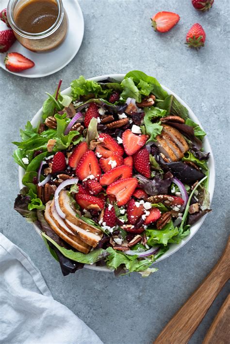 Strawberry Fields Salad - Flavor the Moments