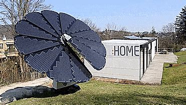 This Solar Panel Flower Tracks The Sun Throughout The Day
