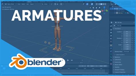 Armatures - Blender 2.80 Fundamentals - YouTube