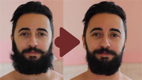 BEARD TRIM - Shaving the Sides - YouTube