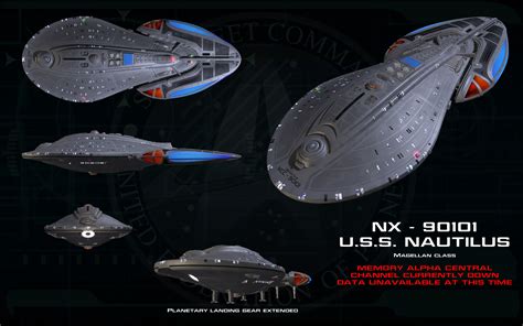 Magellan Class ortho - USS Nautilus by unusualsuspex.deviantart.com on @deviantART | Star trek ...