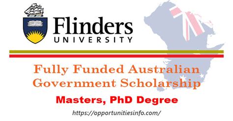 Flinders University Research Scholarship in Australia 2023-24 [Fully ...