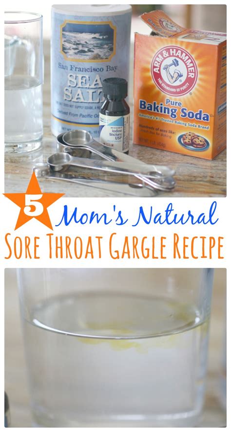 Mom's Natural Sore Throat Gargle Recipe - Cheery Kitchen