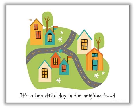 It's A Beautiful Day In The Neighborhood Instant Download Print Mr. Rogers Quote, Daniel Tiger ...