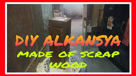 diy alkansiya gawa sa scrap wood - YouTube