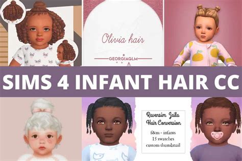 20+ Stylish Sims 4 Infant Hair CC Downloads - We Want Mods