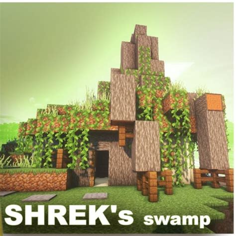 Shrek's swamp | Дома minecraft, Здания в майнкрафт, Чертежи