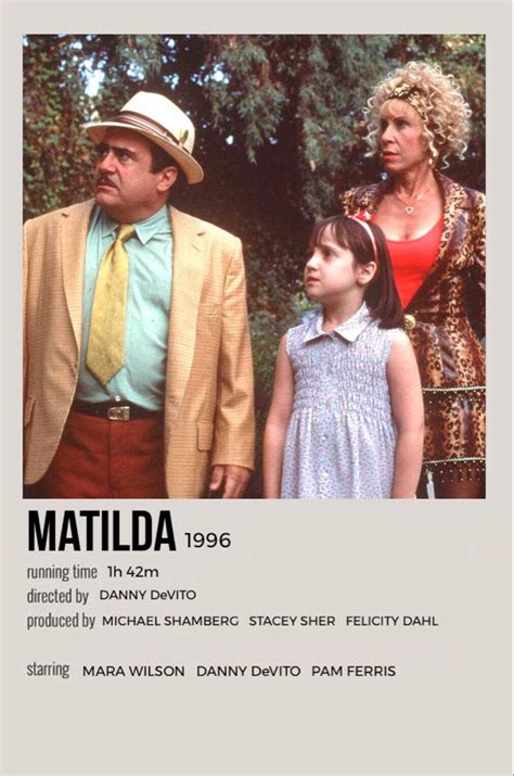 matilda movie poster | Matilda movie, Film posters minimalist, Movie ...