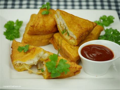 Bread Pakora Recipe with cheese – Food Fusion