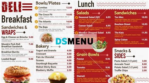 Digital menu boards DELI BREAKFAST for restaurants. | Food menu design ...