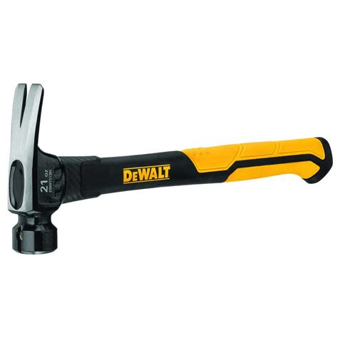 DEWALT 21 oz. Fiberglass Framing Hammer with 14 in. Handle DWHT51385 - The Home Depot