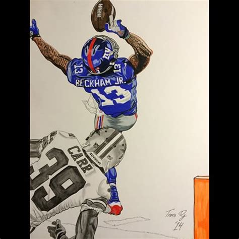 Odell Beckham Jr Catch Drawing at GetDrawings | Free download